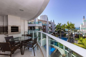 Boulevard Bombinhas 215-C - Sofisticado Apto 3 dorms 6 pessoas Condomínio de Luxo com Piscina e Jacuzzi, Bombinhas